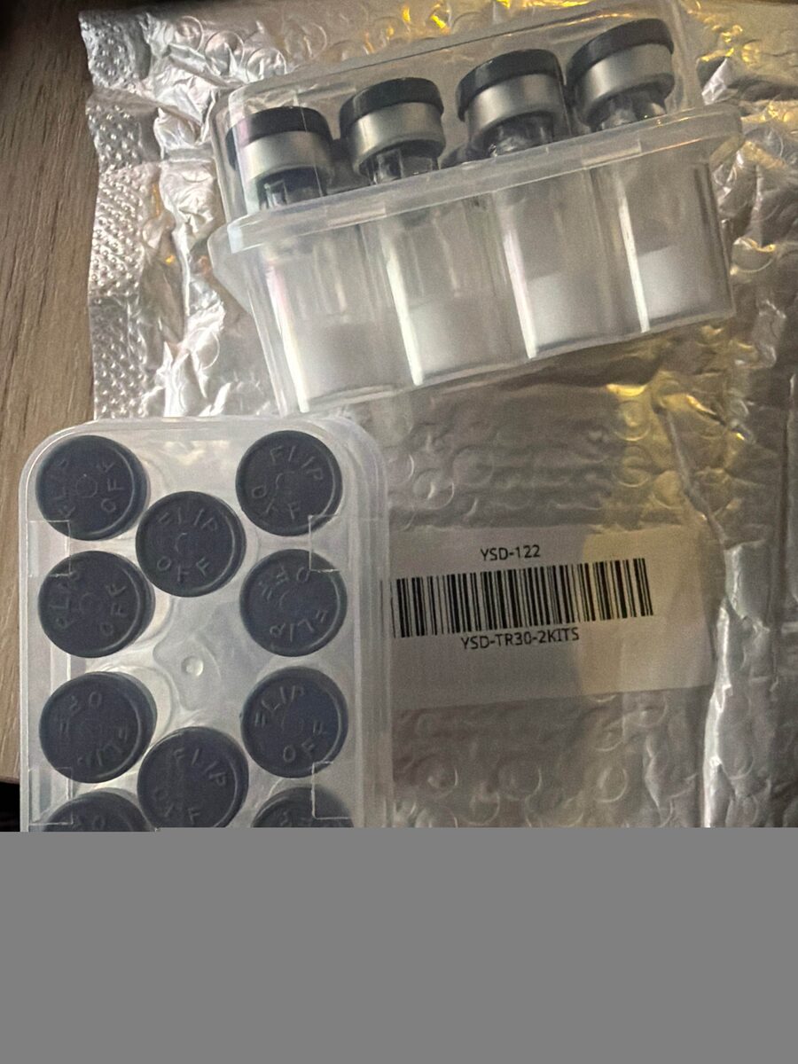 Customer order photo — Homopeptide research kit