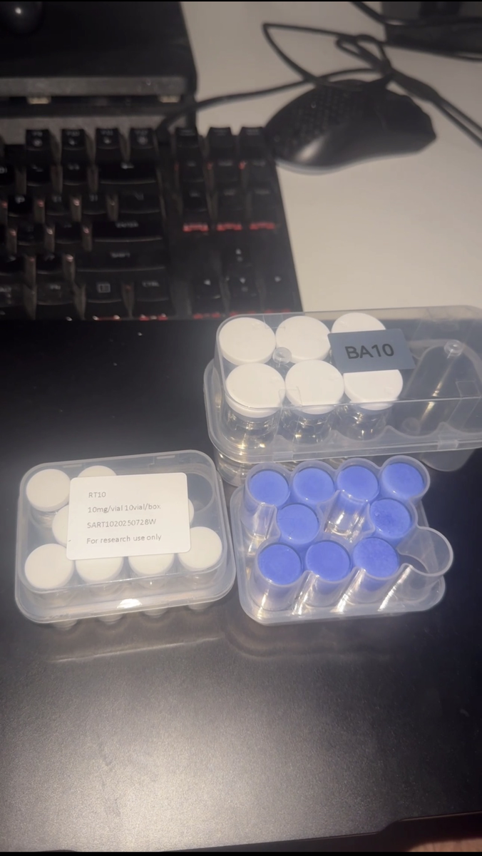 Customer order photo — Homopeptide research kit